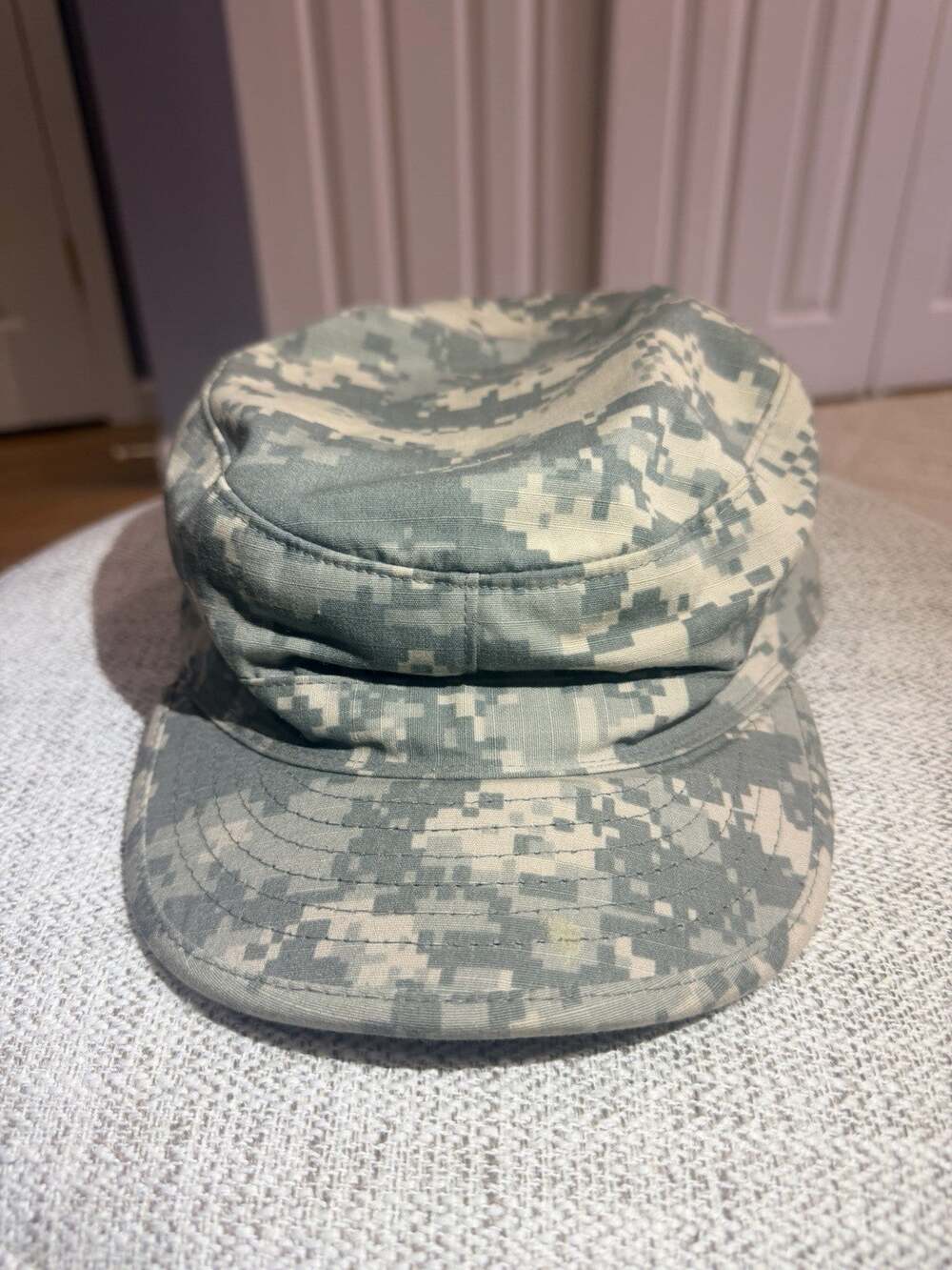 US Army ACU Digital Camo Patrol Cap Size 7 7/8 Sekri Industries Military Hat